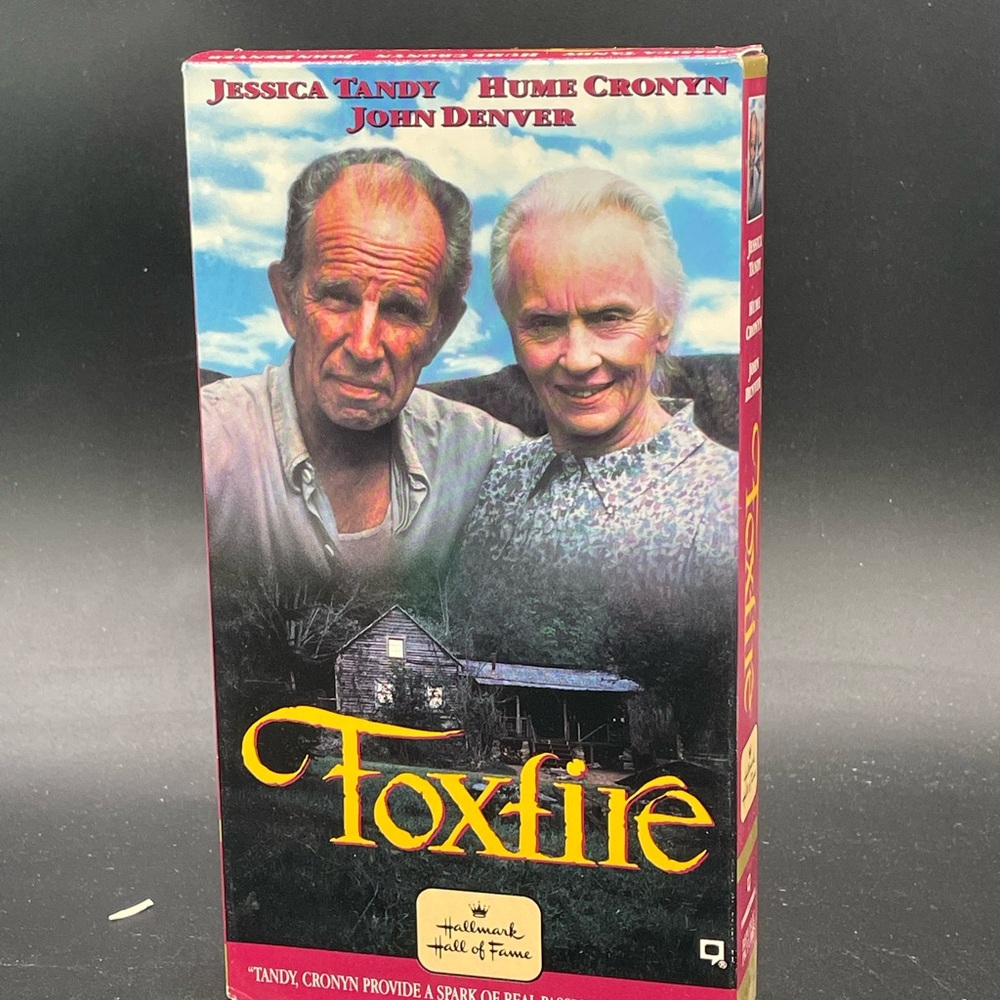 Hallmark Foxfire VHS Tape with Black and Gold Cover